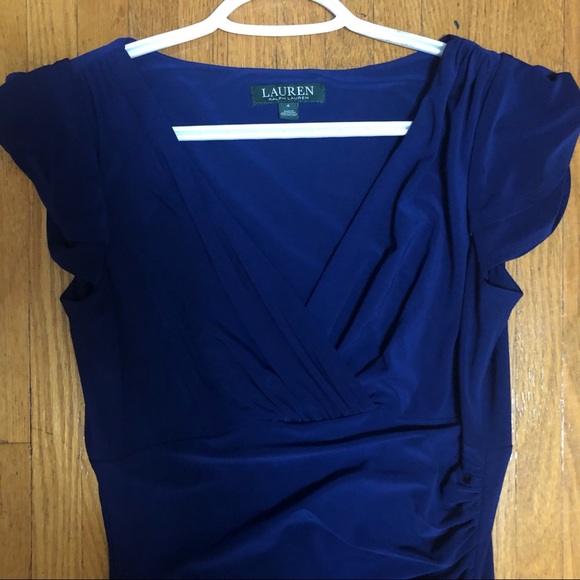 Ralph Lauren blue midi dress - Picture 2 of 5